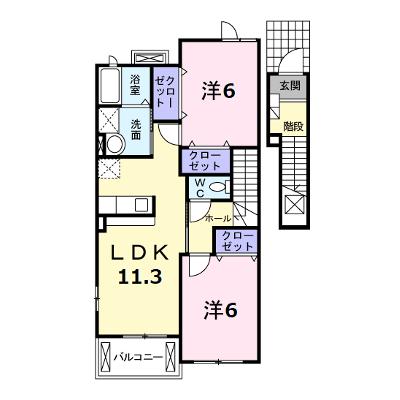 レ・フルーレットＡ棟 202【管理NO：1-015763801-02020】 ★家具家電は申し込み後に搬入します★の外観画像
