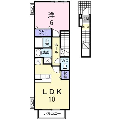 バン・ド・ソレイユ 203【管理NO：1-013663101-02030】 ★家具家電は申し込み後に搬入します★の外観画像