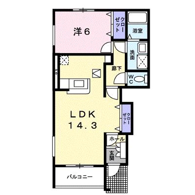 ルシヨン　Ｄ棟 101【管理NO：1-013540204-01010】 ★家具家電は申し込み後に搬入します 2026年08月中旬入居可能の外観画像