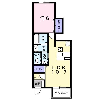 レットル・ダムール　Ａ棟 102【管理NO：1-013422301-01020】 ★家具家電は申し込み後に搬入しますの外観画像