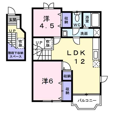 デュエット　Ａ 201【管理NO：1-012437201-02010】 ★家具家電は申し込み後に搬入します★ ★2026年12月上旬入居可能★の外観画像