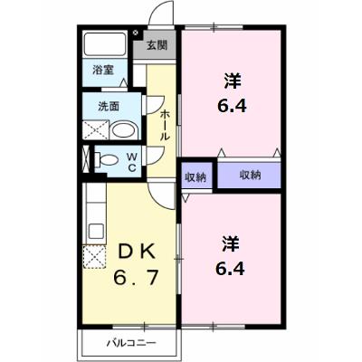 メゾン浜郷　Ｂ棟 101【管理NO：1-006907902-01010】の外観画像