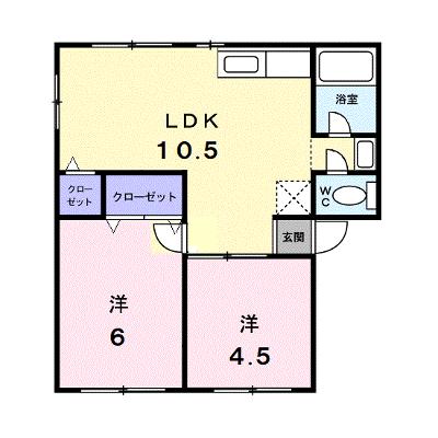 メゾンきんごろーＢ棟 101【管理NO：1-000474903-01010】 ★家具家電は申し込み後に搬入します★ ★2026年08月下旬入居可能★の外観画像