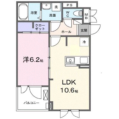 フルール彦根 301【管理NO：1-027998901-03010】 ★家具家電は申し込み後に搬入しますの外観画像