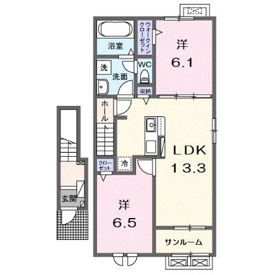 ボニート　ブローテ 203【管理NO：1-027517801-02030】 ★家具家電は申し込み後に搬入しますの外観画像