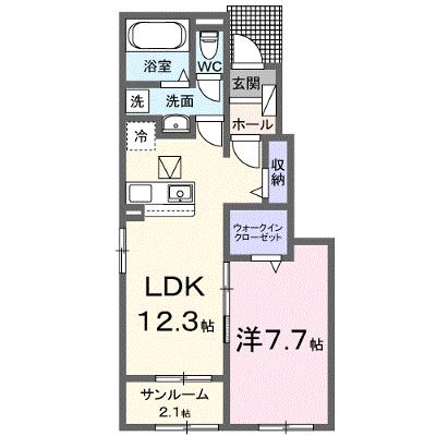 トラスト　メゾン 103【管理NO：1-027416201-01030】 ★家具家電は申し込み後に搬入します★の外観画像