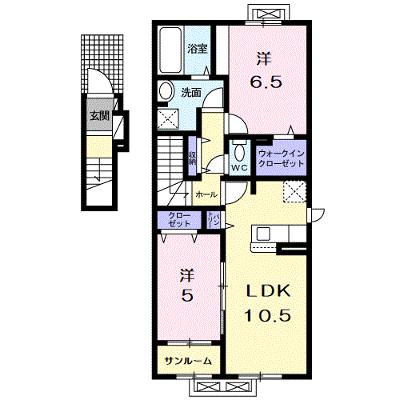 ラビットレジデンス八日市 201【管理NO：1-025840901-02010】 ★家具家電は申し込み後に搬入しますの外観画像