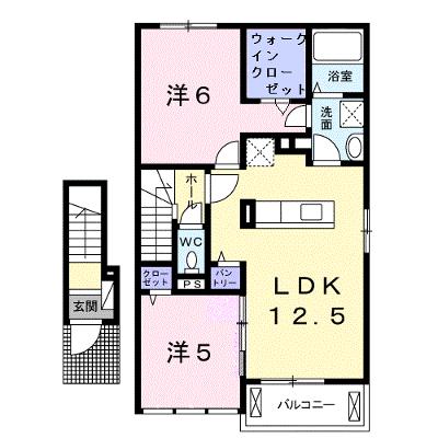 シーダーパルⅡ 202【管理NO：1-021340001-02020】 ★家具家電は申し込み後に搬入します 2026年07月中旬入居可能の外観画像
