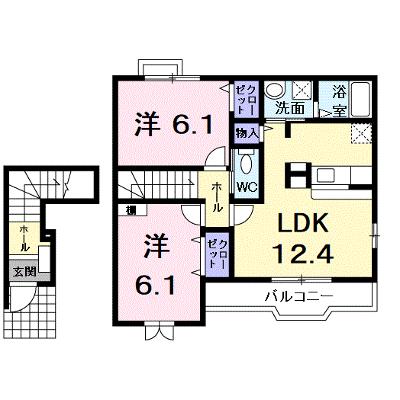 アプリコット宝積 204【管理NO：1-013954001-02040】 ★家具家電は申し込み後に搬入しますの外観画像
