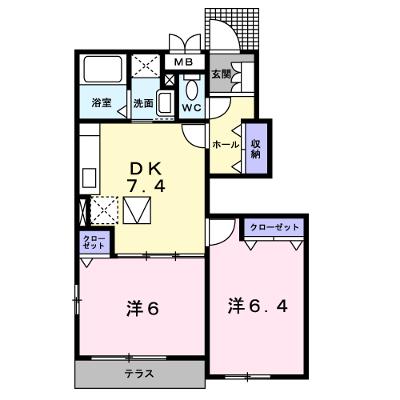 フォレストパーク・弐番館 103【管理NO：1-013876201-01030】 ★家具家電は申し込み後に搬入しますの外観画像
