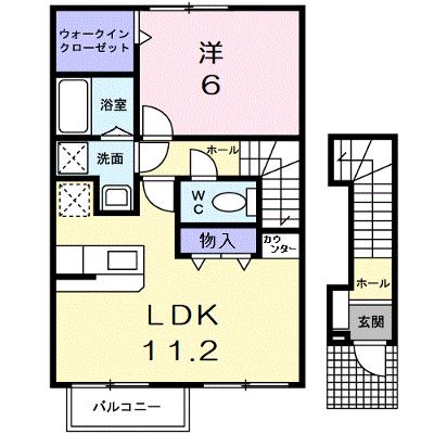ツイン・アヴニール弐号館 202【管理NO：1-013530102-02020】 ★家具家電は申し込み後に搬入しますの外観画像