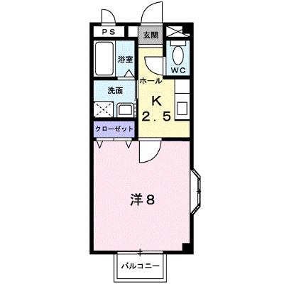 ヴィル　クラージュ 201【管理NO：1-012003701-02010】 ★家具家電は申し込み後に搬入します 2026年07月下旬入居可能の外観画像