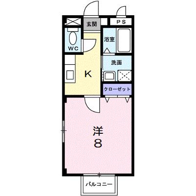 ヴィル　クラージュ 105【管理NO：1-012003701-01050】 ★家具家電は申し込み後に搬入しますの外観画像