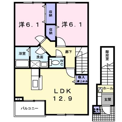 ソレアード　カーサＡ 202【管理NO：1-011532201-02020】 ★家具家電は申し込み後に搬入しますの外観画像