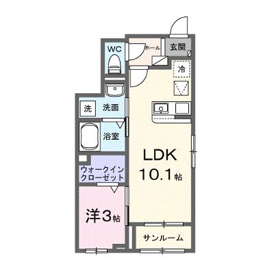 フレッシュハウス３ 101【管理NO：1-028534603-01010】 ★家具家電は申し込み後に搬入します 2026年11月下旬入居可能の外観画像