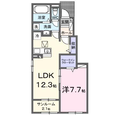 フレッシュハウス１ 103【管理NO：1-028534601-01030】 ★家具家電は申し込み後に搬入します 2026年11月下旬入居可能の外観画像