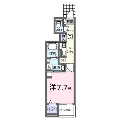アップフィールド　共栄　Ⅲ 102【管理NO：1-028400401-01020】 ★家具家電は申し込み後に搬入しますの外観画像
