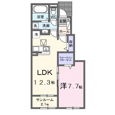 セイバリー　プリムローズ　Ⅱ 105【管理NO：1-026994901-01050】 ★家具家電は申し込み後に搬入します★ ★2026年09月下旬入居可能★の外観画像