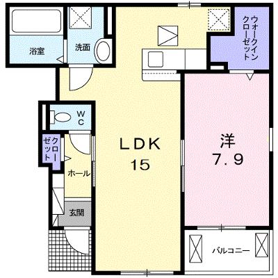 レイワ　コートⅠ 102【管理NO：1-024991001-01020】 ★家具家電は申し込み後に搬入します 2026年08月中旬入居可能の外観画像
