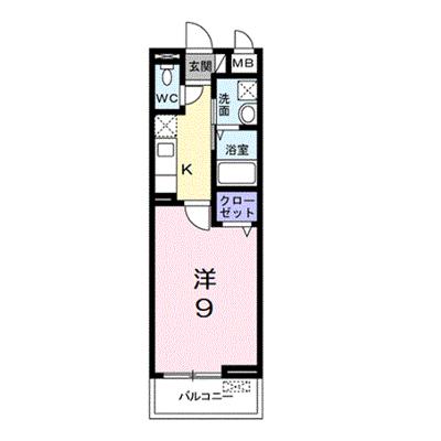 アミティハイツⅠ 203【管理NO：1-021871201-02030】 ★家具家電は申し込み後に搬入しますの外観画像