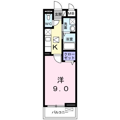 アミティハイツⅠ 102【管理NO：1-021871201-01020】 ★家具家電は申し込み後に搬入しますの外観画像