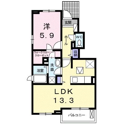 フラワー・レイ 104【管理NO：1-021058701-01040】 ★家具家電は申し込み後に搬入しますの外観画像