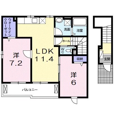 テラ・ソレイユ 201【管理NO：1-019966101-02010】 ★家具家電は申し込み後に搬入しますの外観画像