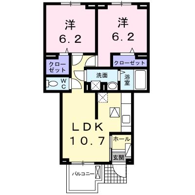 ラビットレジデンス 104【管理NO：1-017397801-01040】 ★家具家電は申し込み後に搬入しますの外観画像