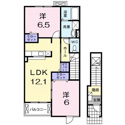 コーポ勢多Ⅴ番館 201【管理NO：1-016311001-02010】 ★家具家電は申し込み後に搬入します★の外観画像