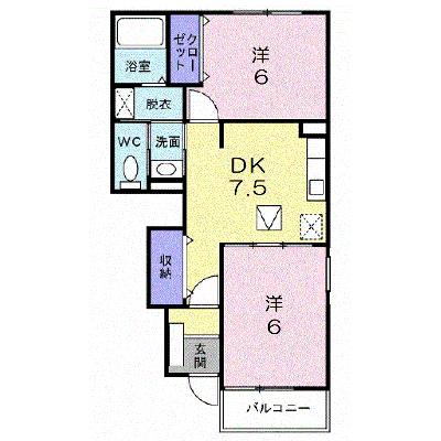 ヴィラ・ノースポール 102【管理NO：1-013021001-01020】 ★家具家電は申し込み後に搬入しますの外観画像