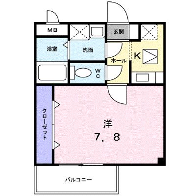 メゾン・プラティーク 105【管理NO：1-013001001-01050】 ★家具家電は申し込み後に搬入しますの外観画像