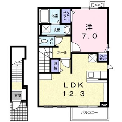 ブリーズヒル 203【管理NO：1-019262901-02030】 ★家具家電は申し込み後に搬入しますの外観画像