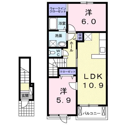レイクともⅠ 202【管理NO：1-018701702-02020】 ★家具家電は申し込み後に搬入しますの外観画像