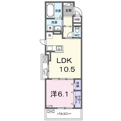 岡アパート 204【管理NO：1-028570001-02040】 ★家具家電は申し込み後に搬入します 2026年11月中旬入居可能の外観画像