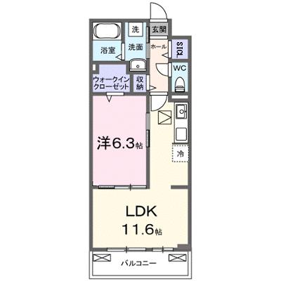 エルグランデＳＯＵ 103【管理NO：1-028570001-01030】 ★家具家電は申し込み後に搬入します★ ★2026年11月中旬入居可能★の外観画像