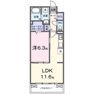フルール近江 203【管理NO：1-028380501-02030】 ★家具家電は申し込み後に搬入します 2026年08月下旬入居可能の外観画像