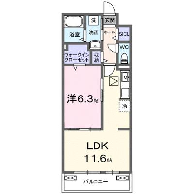 フルール近江 103【管理NO：1-028380501-01030】 ★家具家電は申し込み後に搬入します 2026年08月下旬入居可能の外観画像