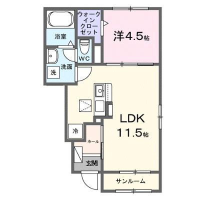 カルムメゾン悠 103【管理NO：1-028263101-01030】 ★家具家電は申し込み後に搬入しますの外観画像