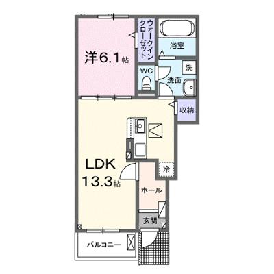 ベラーノ　Ⅱ 102【管理NO：1-028236002-01020】 ★家具家電は申し込み後に搬入しますの外観画像