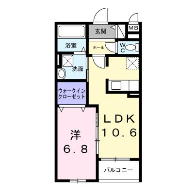 ヴェールフォンセ 203【管理NO：1-028041001-02030】 ★家具家電は申し込み後に搬入しますの外観画像