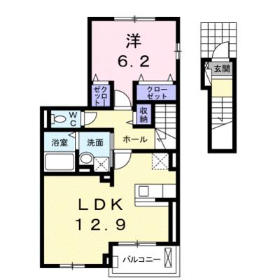 ヒールド・リヴⅠ 201【管理NO：1-020184301-02010】 ★家具家電は申し込み後に搬入しますの外観画像