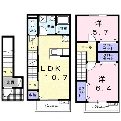 レイクパレット 205【管理NO：1-019238101-02050】 ★家具家電は申し込み後に搬入しますの外観画像