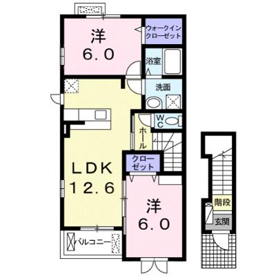アンジュール 201【管理NO：1-018770901-02010】 ★家具家電は申し込み後に搬入します 2026年07月中旬入居可能の外観画像