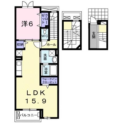 アルドーレ 305【管理NO：1-017283701-03050】 ★家具家電は申し込み後に搬入しますの外観画像