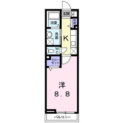プランドール 204【管理NO：1-016320601-02040】 ★家具家電は申し込み後に搬入しますの外観画像