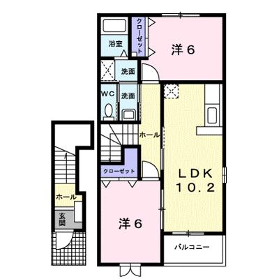 ラッフィナ－トＡ 203【管理NO：1-015310601-02030】 ★家具家電は申し込み後に搬入しますの外観画像