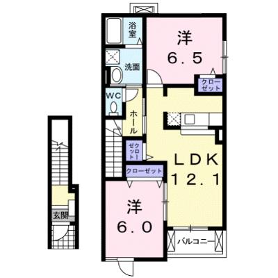 キャナール 204【管理NO：1-014872901-02040】 ★家具家電は申し込み後に搬入しますの外観画像