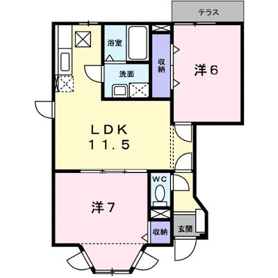 カサブランカ 101【管理NO：1-010667401-01010】 ★家具家電は申し込み後に搬入しますの外観画像