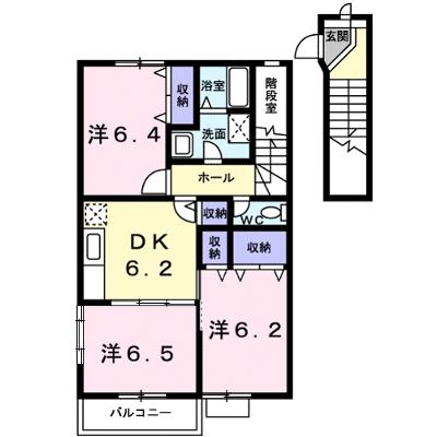 パルテール 203【管理NO：1-009674001-02030】 ★家具家電は申し込み後に搬入します 2026年08月中旬入居可能の外観画像