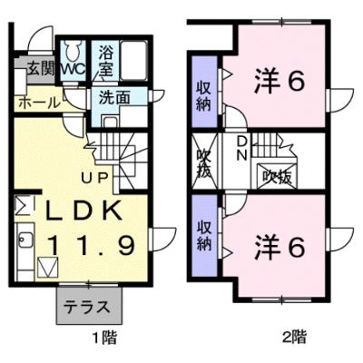メゾンファミ－リエ 101【管理NO：1-007533101-01010】 ★家具家電は申し込み後に搬入しますの外観画像